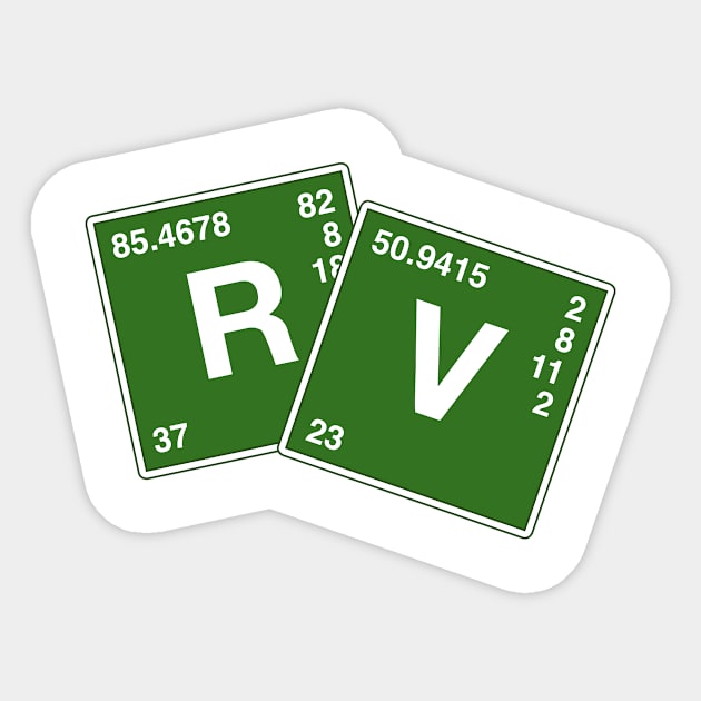 Breaking Bad RV Shirt Sticker by markmurphycreative